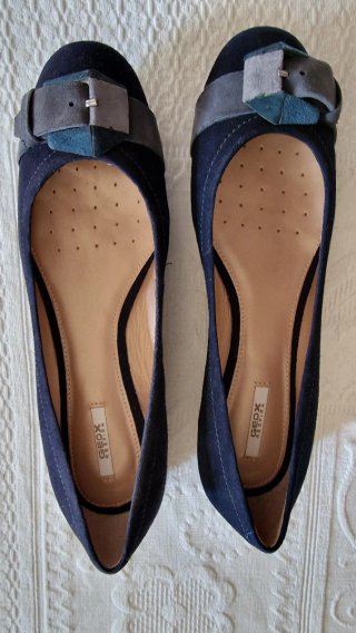 Ballerine Geox Donna Blu/Grigio Tg 36