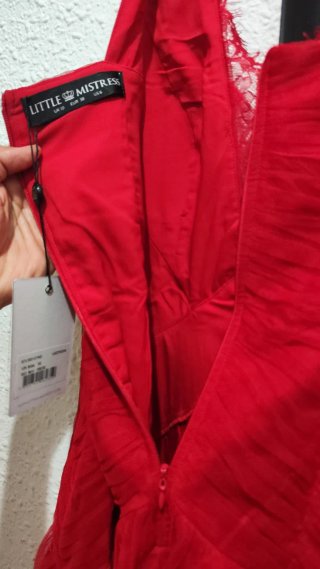 Vestido fiesta/graduación Little Mistress rojo