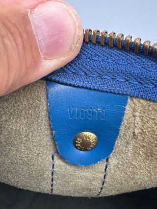 Louis Vuitton Keepall Bolso de Viaje Azul