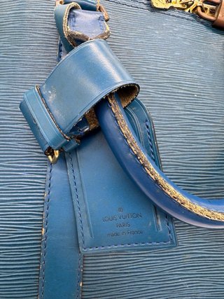 Louis Vuitton Keepall Bolso de Viaje Azul