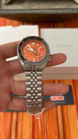 Seiko 5 Sports GMT Mikan Orange