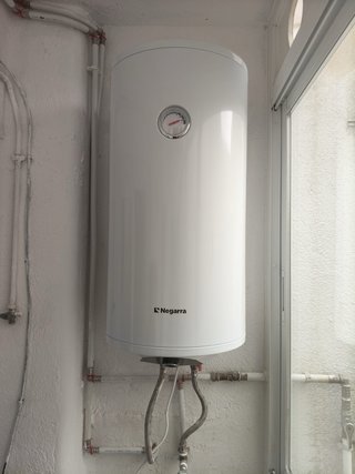 Calentador Eléctrico Negarra 80L Blanco