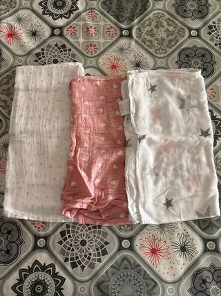Muselinas para bebé (3 unidades)