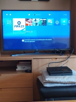 Consola PS4 Slim Negra + 2 Mandos