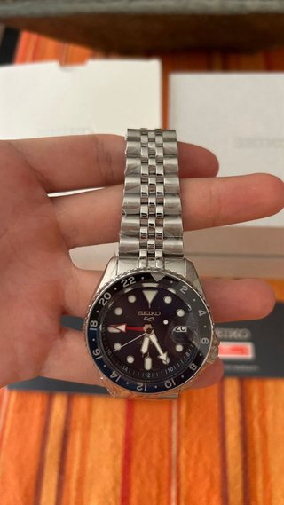 Seiko 5 Sports GMT Batman Azul SSK001