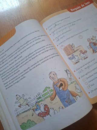 Ensalada de letras 2, Primaria lecturas