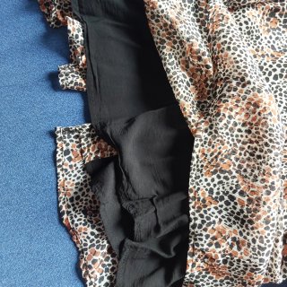 Vestido corto animal print