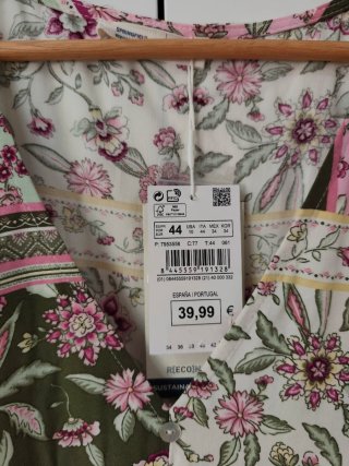 Vestido Springfield estampado floral midi