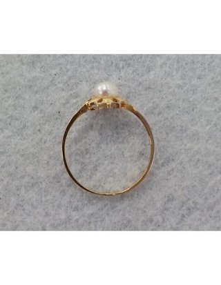ANILLO ORO 18 KT CON PERLA 0.9GR