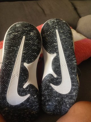 Zapatillas Nike Air Precision Grises y Negras