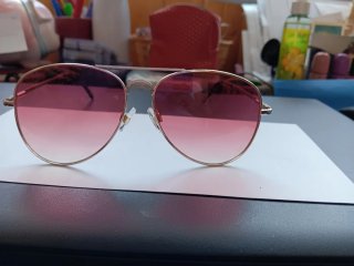 Occhiali da sole donna FOSSIL oro rosa