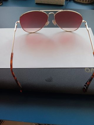 Occhiali da sole donna FOSSIL oro rosa