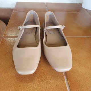 Bailarinas beige mujer
