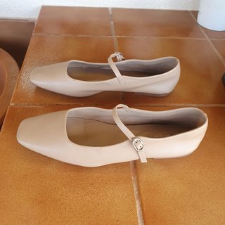 Bailarinas beige mujer