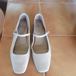 Bailarinas beige mujer