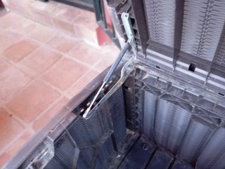 Baúl exterior almacenamiento plástico mimbre