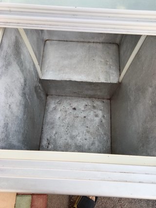 Congelador horizontal con tapa de cristal
