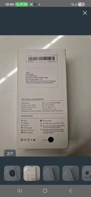 Smartwatch Negro