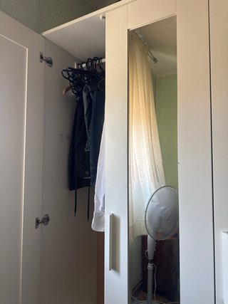 Armario Blanco Ikea 3 Puertas con espejo Brimnes