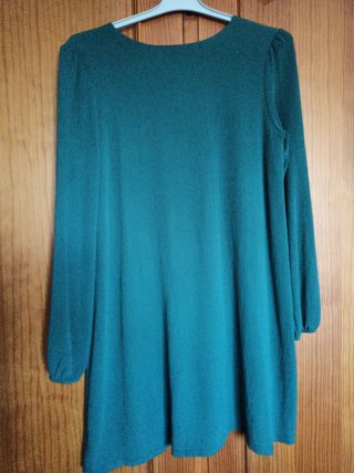 Vestido verde corto