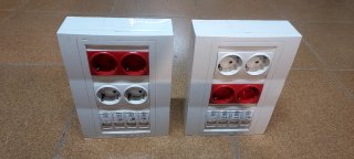 Kit 4 enchufes y módulos trabajo(A 40€ unidad)