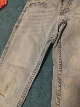 Pantalón niño vaquero desgastado 11/12 años