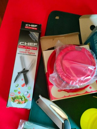 Lotto cucina: Chef Cutter, formaggiera spremiagrum