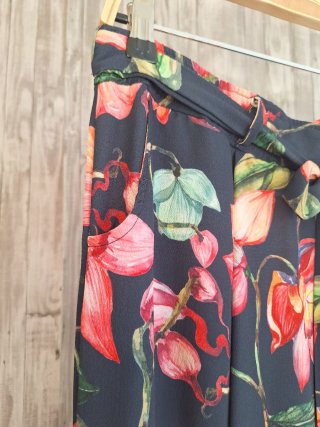Pantalones anchos florales