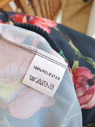 Pantalones anchos florales