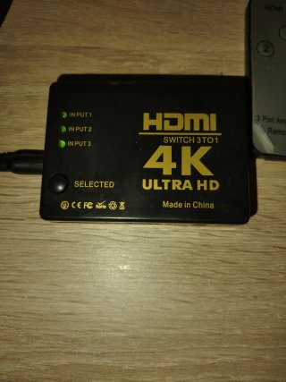 Switch HDMI 3 en 1 4K Ultra HD