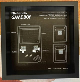 Teca vetrina per Game Boy Lego