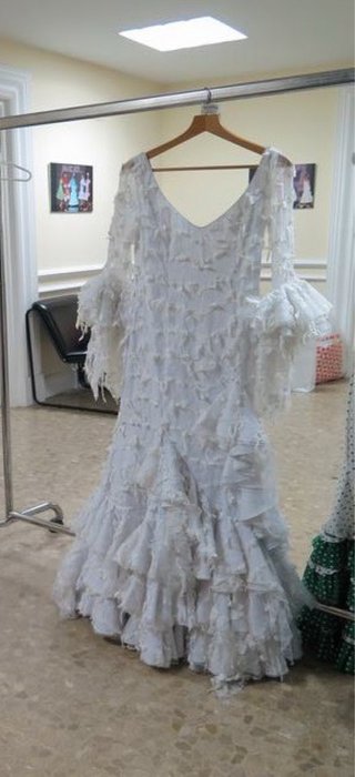 Vestido de Flamenca Blanco