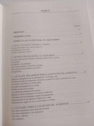 El equilibrio a través de la alimentación senti...
