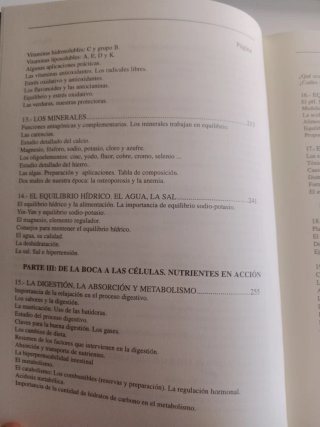 El equilibrio a través de la alimentación senti...