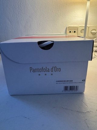 Zapatos de fútbol Pantofola D’Oro blancos