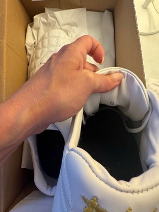 Zapatos de fútbol Pantofola D’Oro blancos