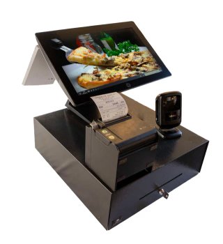 TPV + lettore di simboli touchscreen HP RP9G1