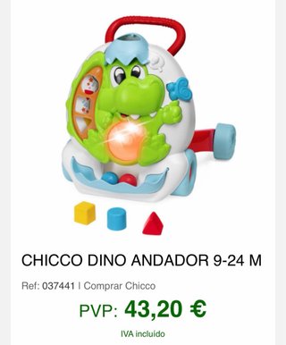 Caminador Chicco Cocodrilo