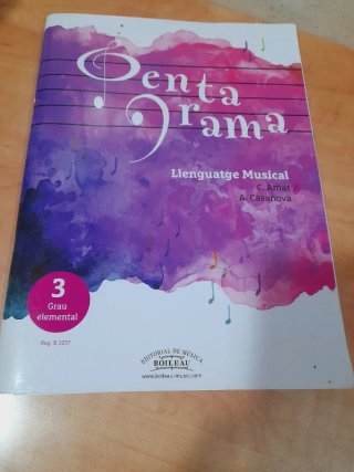 Libro Lenguaje Musical 3 Grau Elemental