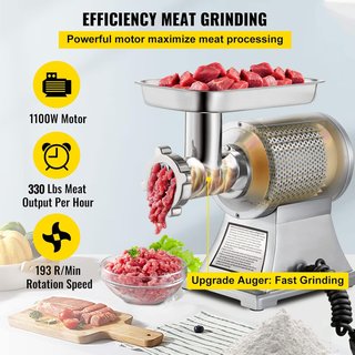 Picadora Carne Eléctrica VEVOR 1100W