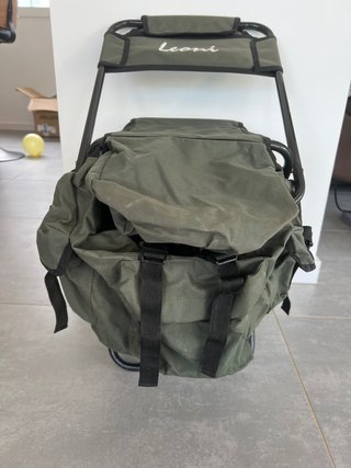 Silla de pesca plegable con mochila