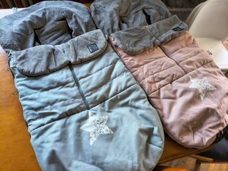 Carro gemelar Mountain Buggy + sacos Jané