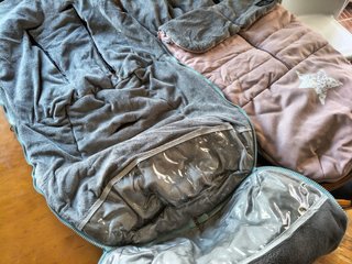 Carro gemelar Mountain Buggy + sacos Jané