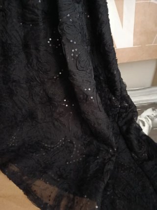 Top Asimétrico Lentejuelas Zara Talla L
