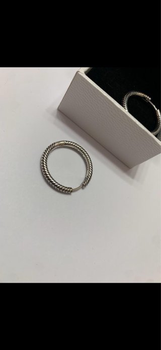 Pendientes Aro Pandora Plata