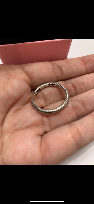 Pendientes Aro Pandora Plata