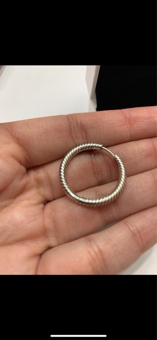 Pendientes Aro Pandora Plata