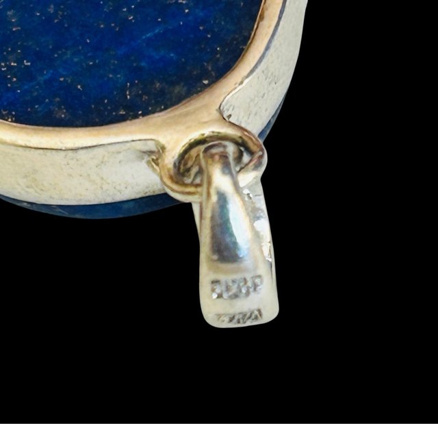 Colgante Lapislázuli Natural Plata 925