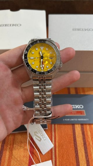 Seiko 5 Sports GMT Amarillo