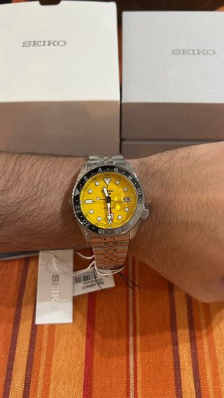 Seiko 5 Sports GMT Amarillo